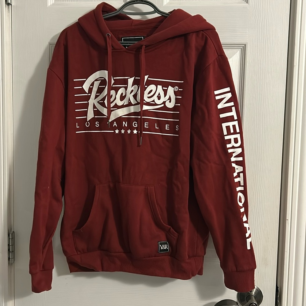 Reckless Maroon Hoodies
